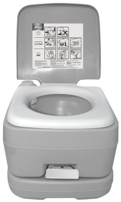 Toaleta portabila Streetwize 10 L , WC ecologic cu sistem tragere apa foto