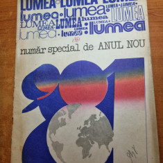 revista lumea 1 ianuarie 1981-numar special de anul nou