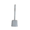Perie de Toaleta, Flippy, cu Recipient pentru Lichid, perie din TPR, Montare fara Perfoare, 12 x 6.5 x 40 cm, Gri