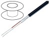 Cablu Microfon 2x0,1mm2 Negru OFC