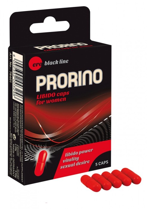 ERO PRORINO 5 capsule Libido pentru femei