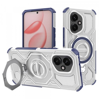 Husa pentru Honor 400, Techsuit, Carbon Shield Pro, Albastra foto