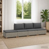 Cumpara ieftin 4 buc. Set de lounge din ratan cu perne GENDT Ratan Natural