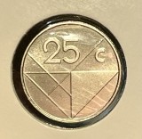 Moneda Aruba 25 Centi din 1999 necirculata