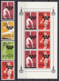 Antilele Olandeze 1980 - Jocurile Olimpice - Moscova, Serie + Colita, MNH, Nestampilat