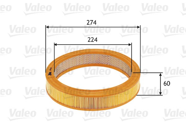 VALEO 585619 Filtru aer