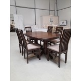 SET MARCO 47 MASA 160/195 CM + 6 SCAUNE PERSONALIZABIL PE CULORI