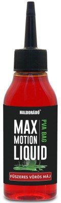 Haldorado - Aditiv Max Motion PVA Bag Liquid 100ml - Ficat rosu condimentat foto