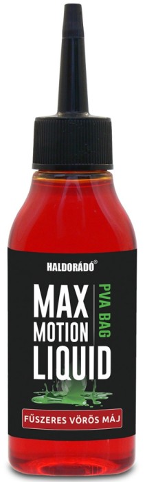 Haldorado - Aditiv Max Motion PVA Bag Liquid 100ml - Ficat rosu condimentat