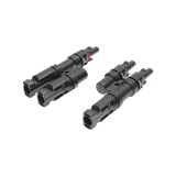 Set 2 conectori MC4 Y 2 la 1 pentru panouri solare, 1.5KV