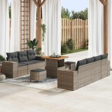 Cumpara ieftin Set de canapele pentru grădină 10 pcs Gri 80 x 80 x 71 cm