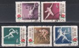 China 1957 - Prima Competiție Atletică a Muncitorilor Chinezi, 1955, Stampilat