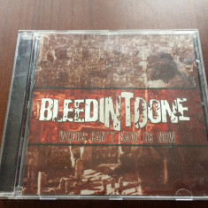 bleed into one words can't save us now 2003 cd disc muzica hard core rock VG+