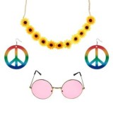 Set Deghizare Costum Hippie Multicolor, CMCLASS