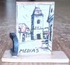 Microvedere Bibelou Medias RPR Reg. Stalin Plastic 36.5x18.5x31mm Vintage 1955