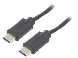 Cablu USB-C 2.0 2.5m Negru