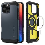 Husa iPhone 16 Pro Max Spigen Tough Armor MagSafe, albastru