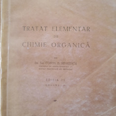 TRATAT ELEMENTAR DE CHIMIE ORGANICA: VOL 2 - COSTIN D. NENITESCU