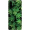 Husa silicon pentru Huawei P30 Pro, Green Leaf Pattern