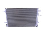 Condensator climatizare Audi A4 (B7), 01.2004-03.2009, motor 2.7 TDI, 120/132 kw; 3.0 TDI, 150/171 kw diesel, 4.2 V8, full aluminiu brazat, 610(570)x