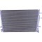 Condensator climatizare Audi A4 (B7), 01.2004-03.2009, motor 2.7 TDI, 120/132 kw; 3.0 TDI, 150/171 kw diesel, 4.2 V8, full aluminiu brazat, 610(570)x