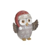 Cumpara ieftin Bufnita din rasina Xmas 11 cm x 18 cm, Inart