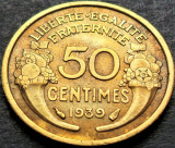 Cumpara ieftin Moneda istorica 50 CENTIMES - FRANTA, anul 1939 * cod 4469 = excelenta!, Europa