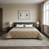 vidaXL Pilotă de vară Patos Gri deschis 240 x 260 cm 42026180