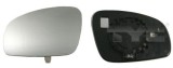 Sticla oglinda exterioara dreapta TYC Skoda Fabia II 542 545 si Roomster 5J 202015, convexa, geam retrovizor pentru inlocuire directa, compatibil OE
