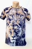 Tricou barbați colorat tigru - L