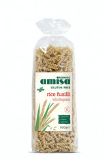 Fusilli din orez integral fara gluten bio 500g foto