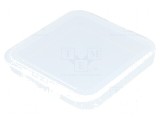 Container polipropilenă individual 105x105x13mm