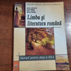 Limba si literatura romana.Manual pentru clasa a XII a-Adrian Costache,F.Ionita