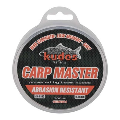Fir monofilament Kudos Carp Master 0,40 / 300m Green Brown foto