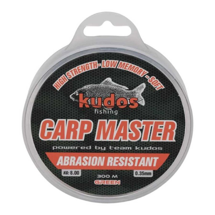 Fir monofilament Kudos Carp Master 0,40 / 300m Green Brown