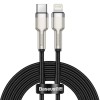 Cablu date Type-C la Lightning Baseus, 20W, 25cm, negru, CATLJK-01