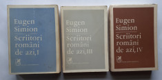 Eugen Simion - Scriitori Romani De Azi Vol 1 + Vol 3 + Vol 4 (3 poze) foto