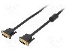 Cablu DVI - DVI, din ambele par&amp;amp;#355;i, DVI-D (24+1) mufa, 1.5m, negru, VENTION - EAABG foto