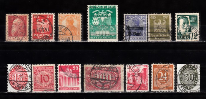 A7 T4 136 - Timbre foarte vechi - Germania