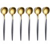 Set 6 lingurita din inox, Berglander CTAHG6 Auriu/Negru