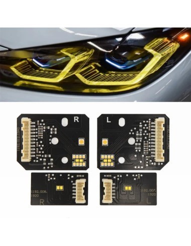 Set module CSL Style DRL si semnalizare BMW Seria 4 G22, G23 - 63119851047, 63119851048, 63119851049, 63119851050 - faruri Laser
