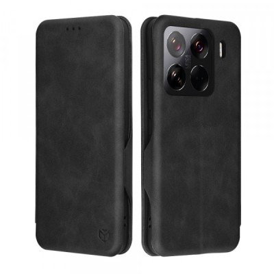 Husa pentru Xiaomi 15 Pro, Techsuit, Safe Wallet Plus, Neagra foto