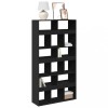 VidaXL Bibliotecă, negru, 100x33x187,5 cm, lemn prelucrat 3309376