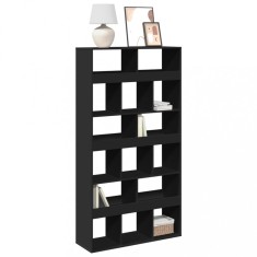 vidaXL Bibliotecă, negru, 100x33x187,5 cm, lemn prelucrat