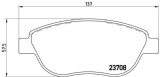 BREMBO P 23 119 PRIME LINE set placute frana,frana disc