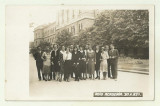 Cp real foto : ADIO ACADEMIA - 1931, Romania 1900 - 1950, Sepia, Sarbatori
