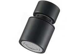 Extensie rotativă pentru robinet, filet M22, 2 moduri, neagră, 4.8 cm foto