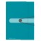 Dosar mapa a4 pp eogt, buton cu elastic, culoare turquoise