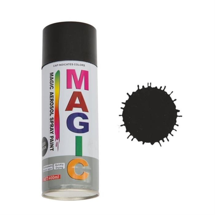 Spray vopsea negru lucios 400 ml 9475 Spray vopsea negru lucios 400 ml 9475