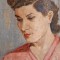 Tablou Platon C. Portret femeie, ulei pe carton